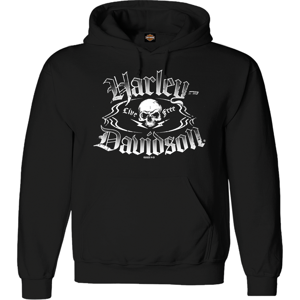 Men s Outlaw Pullover Hoodie Pfaff Harley Davidson