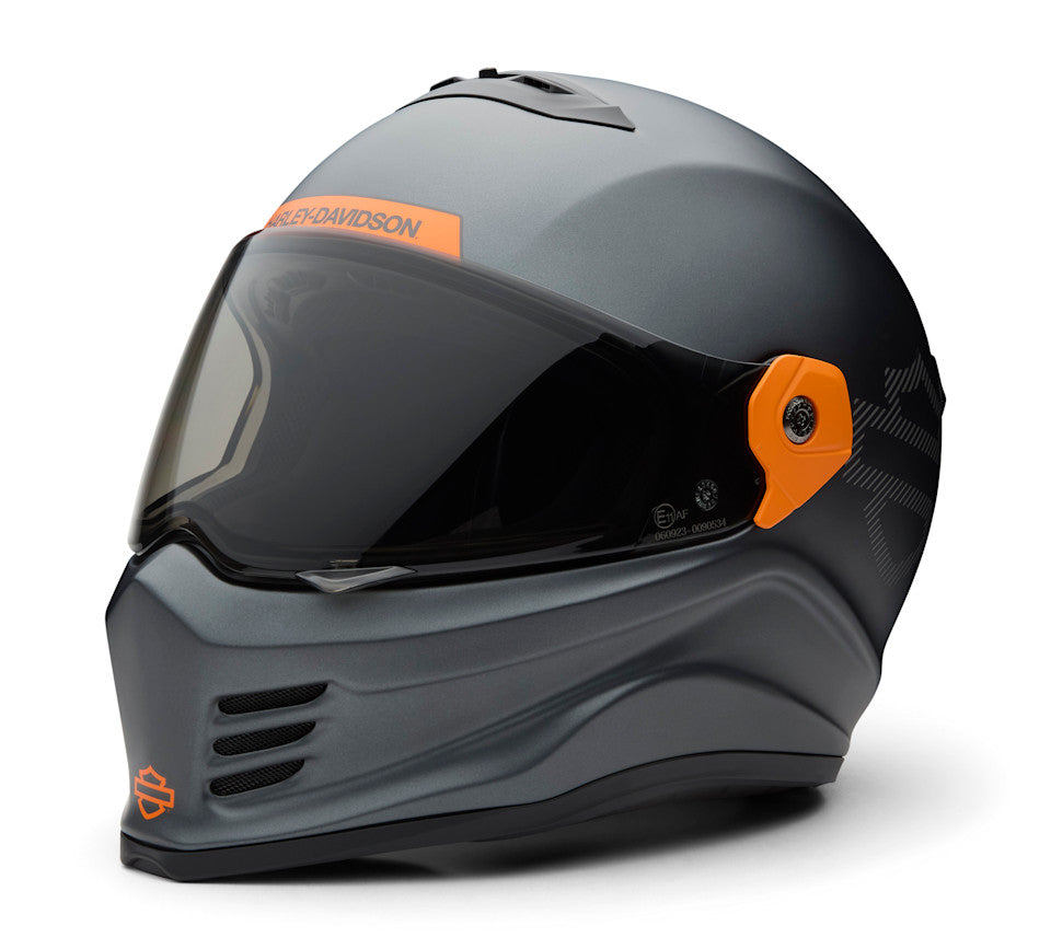 full face harley motorcycle helmets Harley-Davidson Pilot II, 2 in 1 Helmet A maximum coverage favorite that celebrates Willie G Harley-Davidson H-D Division X15 Full