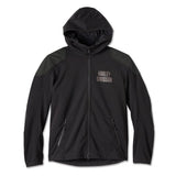 Harley-Davidson Men's Willie G Skull Graphic Deflector 2.0 Hooded Riding Fleece