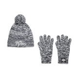 Harley-Davidson® Women's Up North Pom Pom Hat & Glove Set // 97708-23VW