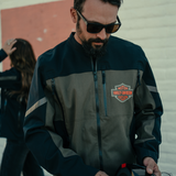 JACKET-TEXTILE,WATERPROOF,BLACK/GREN,PPE