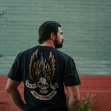 TEE-KNIT,LFR SKULL,BLACK