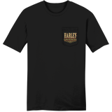 H-D Classic Pocket Mns T Black