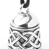 Harley-Davidson Weave Pattern Brass Ride Bell, Silver Plating & Antique Details