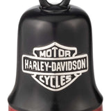 Harley-Davidson Bar & Shield Logo Ride Bell with Red Stripe