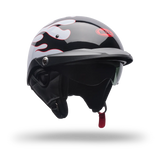 Bell Pit Boss Flame Graphic - White/Black/Red