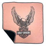 Harley-Davidson® Newborn Girls' Receiving Blanket | 2-Ply Reversible