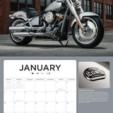 Harley-Davidson Wall 2027 Calendar - 17x12