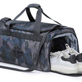 Harley Davidson Nylon Duffel Wet Pocket - Blue Camo