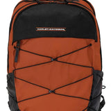 Harley-Davidson Lightweight Water-Resistant Racing Bungee Backpack - Rust Orange