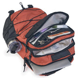 Harley-Davidson Lightweight Water-Resistant Racing Bungee Backpack - Rust Orange