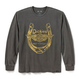Dickies x Harley-Davidson Men's Winged Horseshoe Long Sleeve Tee - Black