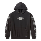 Dickies x Harley-Davidson Winged Horseshoe Oversized Pullover Hoodie - Black