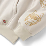 Dickies x Harley-Davidson Winged Horseshoe Oversized Pullover Hoodie - Bone