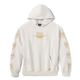 Dickies x Harley-Davidson Winged Horseshoe Oversized Pullover Hoodie - Bone