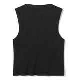 Dickies x Harley-Davidson Women's Winged Bar & Shield Ribbed Tank - Black