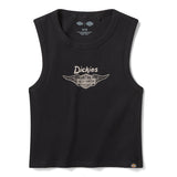 Dickies x Harley-Davidson Women's Winged Bar & Shield Ribbed Tank - Black
