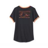 HARLEY-DAVIDSON® WOMEN'S SCREAMIN' EAGLE® RINGER TEE // 96115-24VW