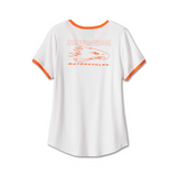 HARLEY-DAVIDSON® WOMEN'S SCREAMIN' EAGLE® RINGER TEE // 96117-24VW
