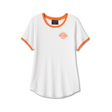 HARLEY-DAVIDSON® WOMEN'S SCREAMIN' EAGLE® RINGER TEE // 96117-24VW