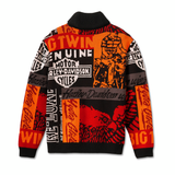 SWEATER-KNIT,BLACK/RED