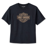 HARLEY-DAVIDSON® WOMEN'S BAR & SHIELD OVERSIZED BOXY TEE // 96125-24VW