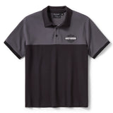 Harley-Davidson Men's H-D Essential Bar & Shield Colour Blocked Polo Shirt