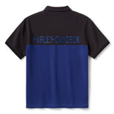 Harley-Davidson Men's Essential Bar & Shield Color Blocked Polo
