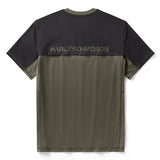 Harley-Davidson Men's H-D TECH Color Block Vented Tee - Grape Leaf