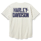 Harley-Davidson Men's Essential Pinstripe Baseball Jersey