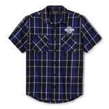 Harley-Davidson Men's Essential Short Sleeve Plaid Shirt