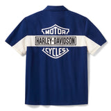 Harley-Davidson Men's Essential Color Blocked Mechanics Shirt