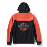 Harley-Davidson Men's H-D Essential Color Blocked Full Zip Hoodie