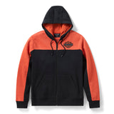 Harley-Davidson Men's H-D Essential Color Blocked Full Zip Hoodie