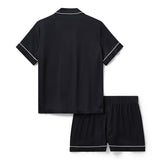 Harley-Davidson Women's Satin Short Set - Harley Black