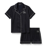 Harley-Davidson Women's Satin Short Set - Harley Black