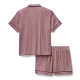 Harley-Davidson Women's Satin Short Set - Nostalgia Rose