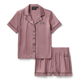 Harley-Davidson Women's Satin Short Set - Nostalgia Rose