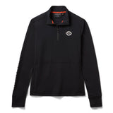 Harley-Davidson Women's H-D Tech 3/4 Zip Pullover