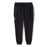 PANT-FLEECE,CARGO,BLACK