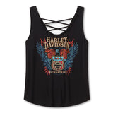 Harley-Davidson Women's Bling H-D Road Trip Laced Back Tank