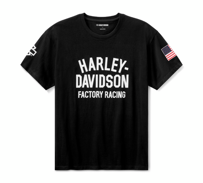 Harley Davidson Tシャシ Harley-Davidson Factory Racing Tee – Pfaff Harley-Davidson