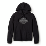 BLING HOODIE-KNIT,BLACK