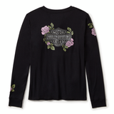BLING LONG SLEEVE TOP-KNIT,BLACK
