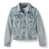 BLING JACKET-DENIM,BLING,LIGHT BLUE