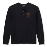 Harley-Davidson Men's American Classic Thermal Henley - Harley Black