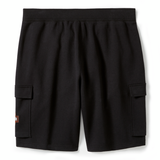 SHORTS-KNIT,CARGO,BLACK