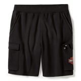 SHORTS-KNIT,CARGO,BLACK