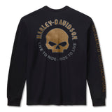 Harley-Davidson Men's Willie G Dark Custom Thermal Henley