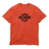 Harley-Davidson Men's H-D Standard Bar & Shield Tee - Vintage Orange